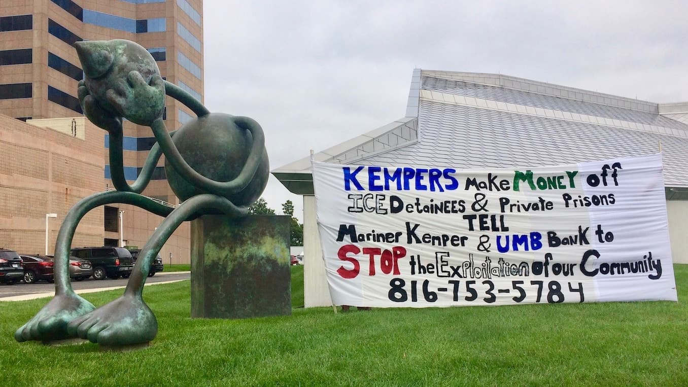 Due to UMB Bank, Wyatt lawsuit prompts protest outside Kemper Museum in Missouri