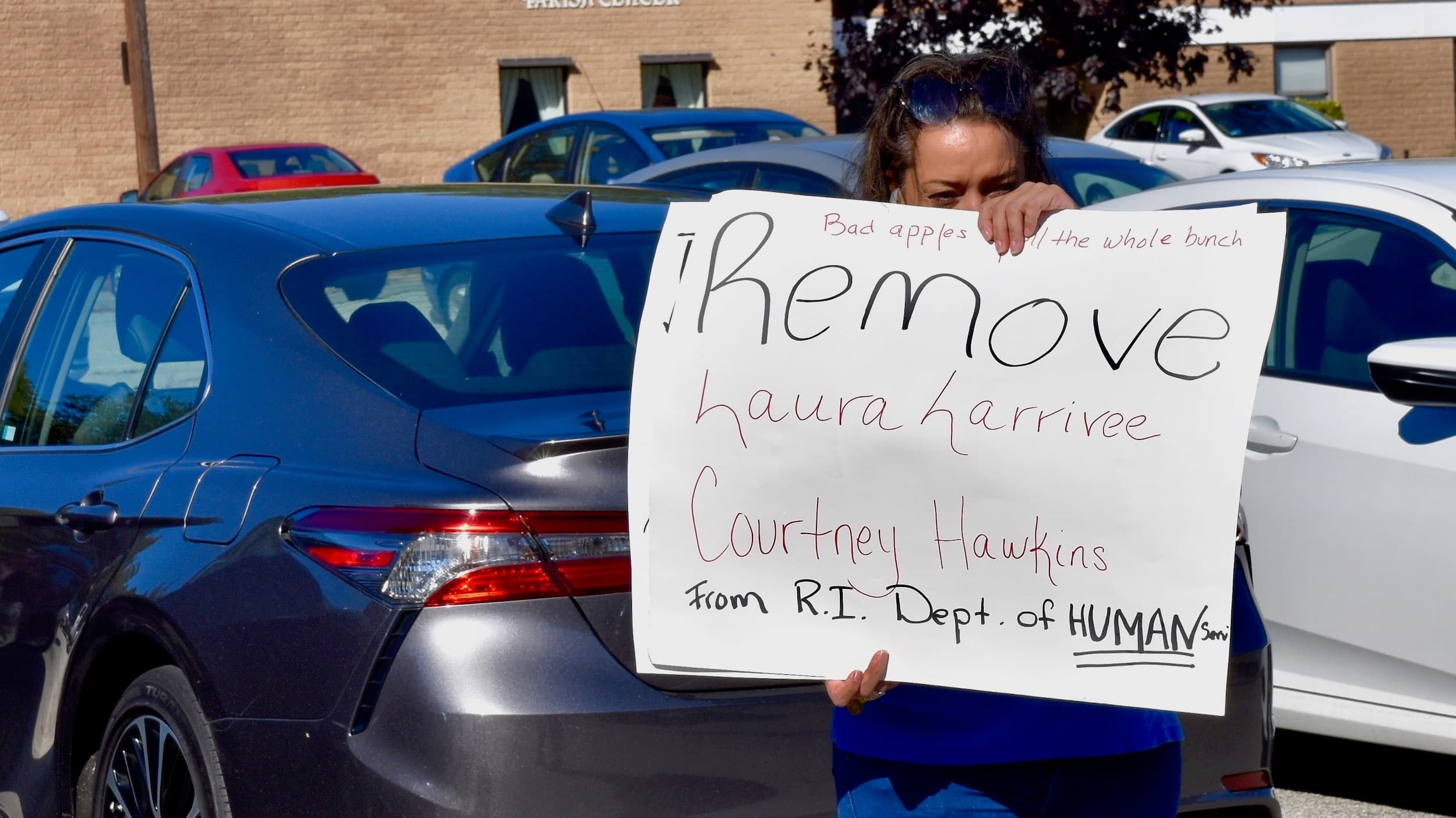 Black Lives Matter RI demands the removal of DHS official in Pawtucket