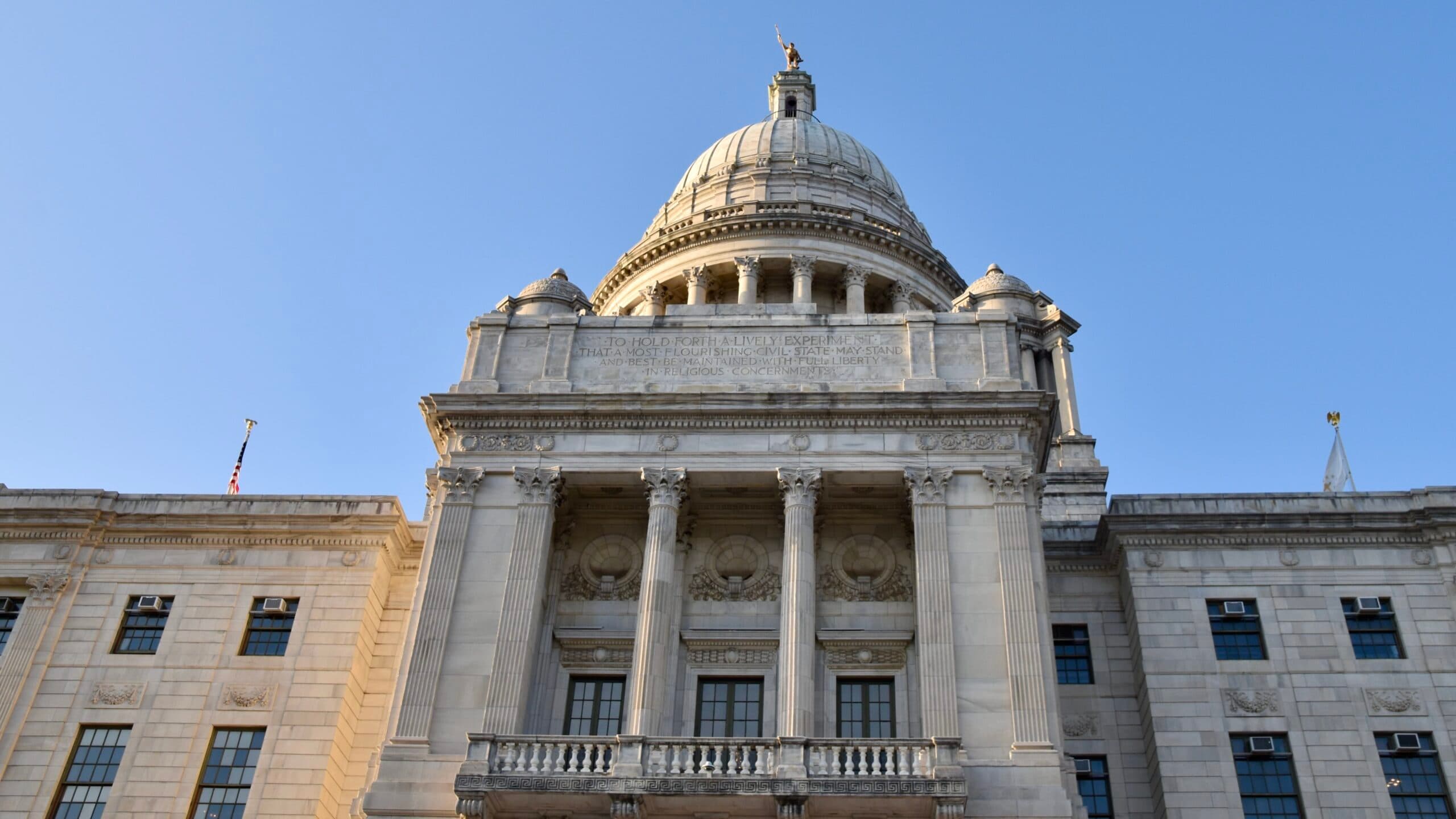 Rhode Island State house Friday, April 30, 2021