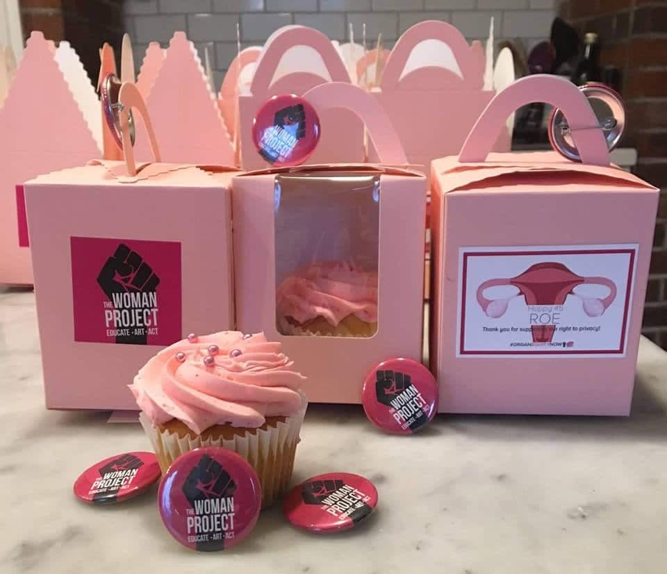 Cupcakes delivered to supporters of reproductive rights at the State House
