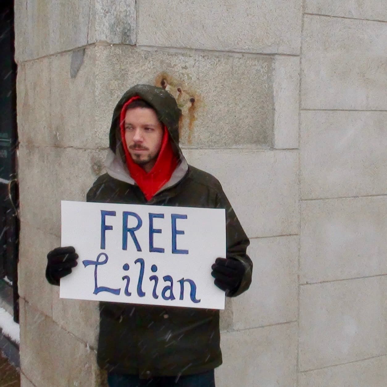 Vigil/Protest for Lilian Calderon, taken by ICE