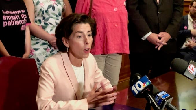 Governor Gina Raimondo signs bill codifying Roe v Wade into Rhode Island State Law