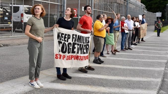 Central Falls Police Report for the Never Again protest arrests outside the Wyatt