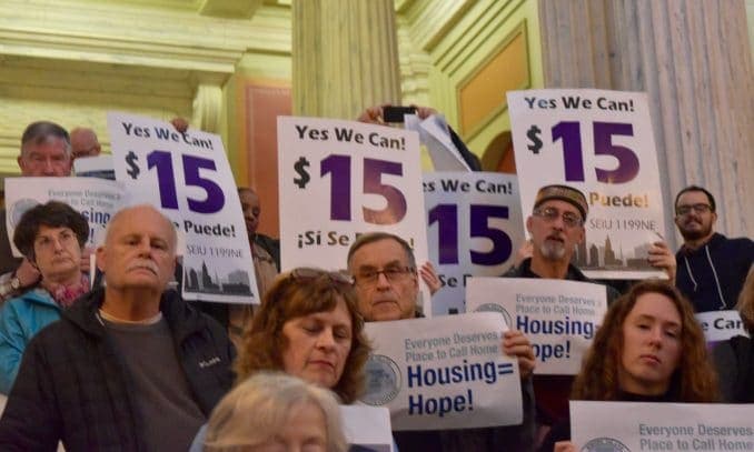 Demanding Dignity: Direct Service Providers need $15 an hour