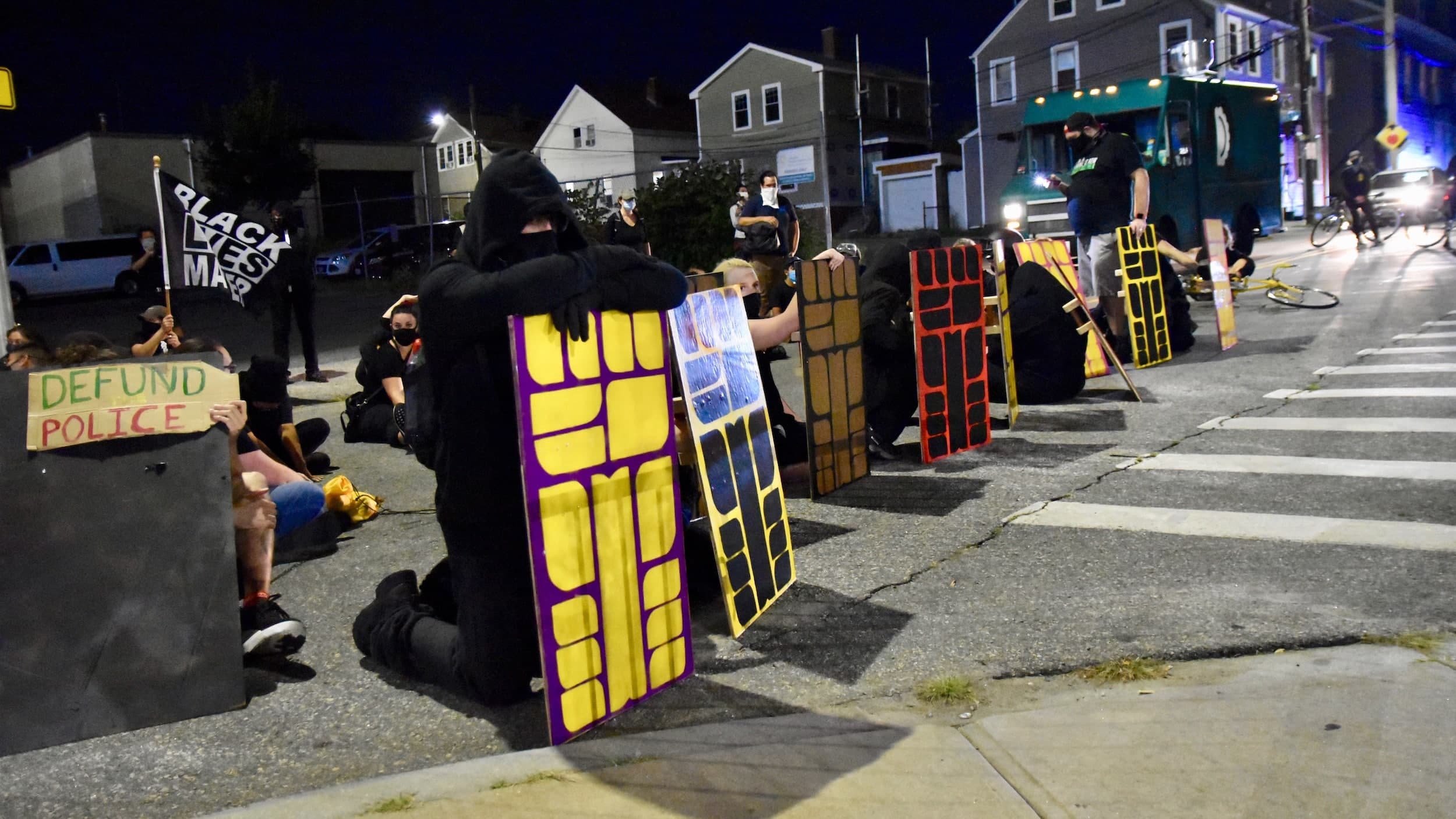 Justice for Dijon Kizzee solidarity event in Providence