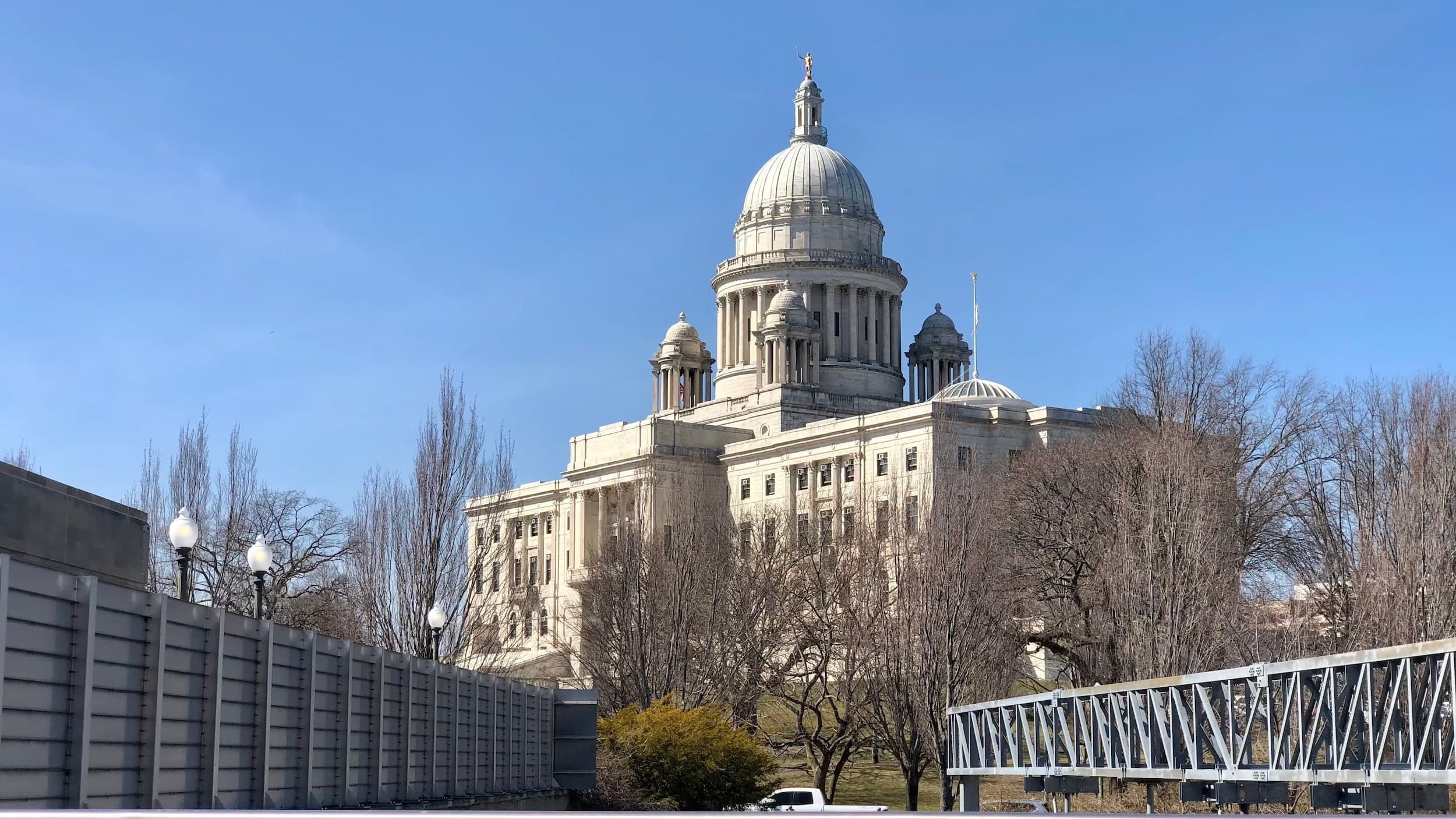 Rhode Island State house Wednesday, March 31, 2021