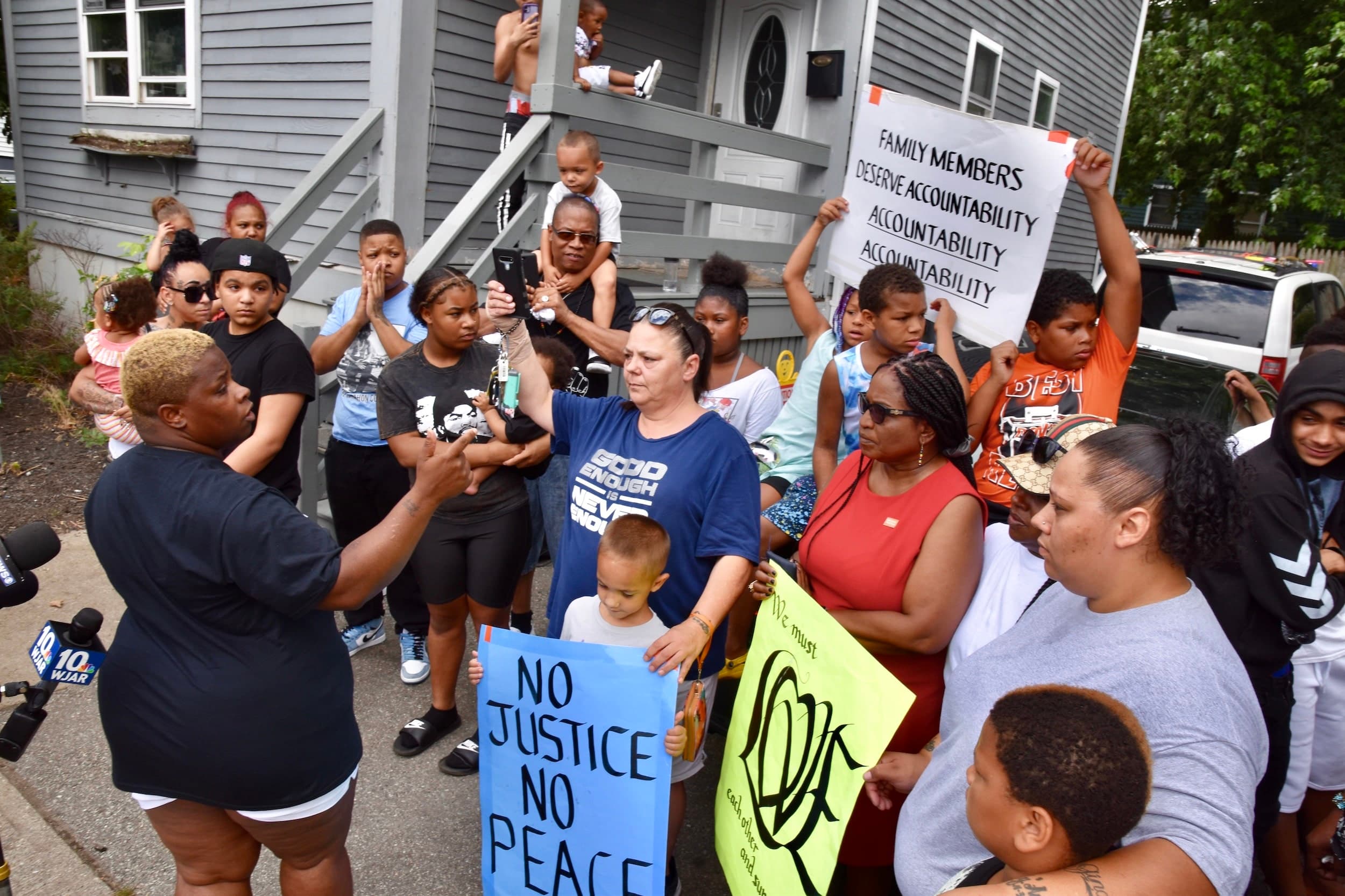 Parents hold press conference after police beat, pepper spray and arrest their children