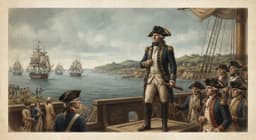 French Admiral d'Estaing arrives off Rhode Island