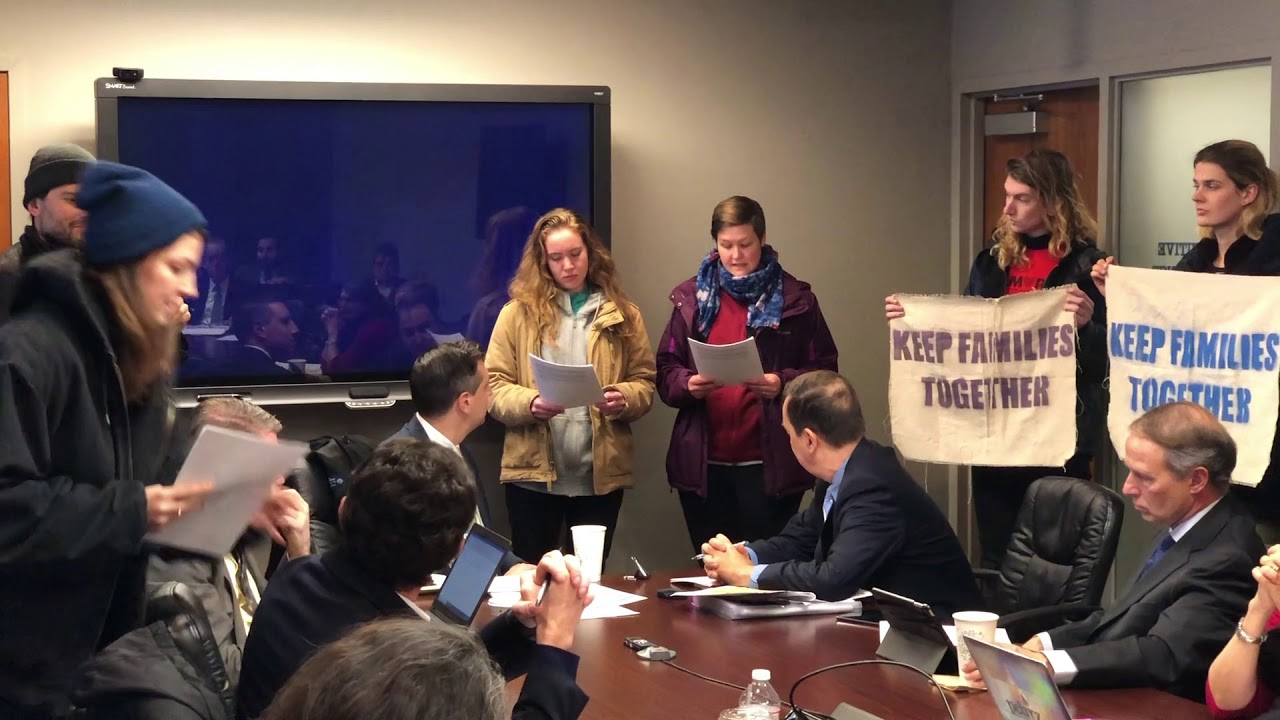 AMOR disrupts RI Treasurer meeting over State's business dealing with Wyatt bondholders