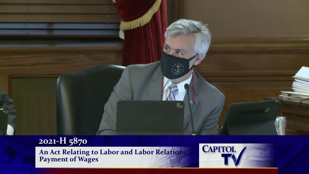 RI House Judiciary Committee Discusses Wage Misclassification and More