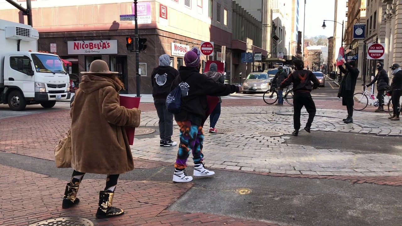 Dance Parade Disrupts Traffic in Providence to Raise Awareness About the Eviction Crisis