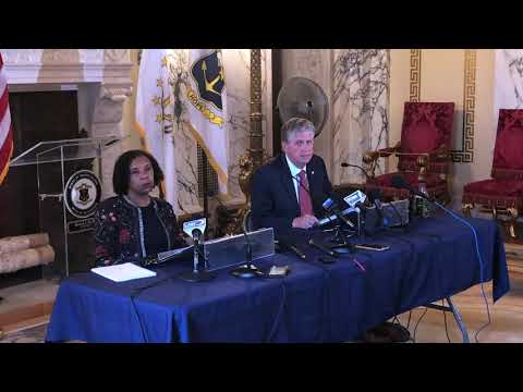 Governor McKee on Kennedy Plaza - June 22, 2021