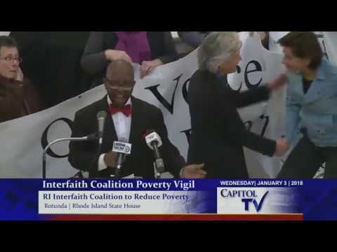 2018-01-03 Rhode Island Interfaith Coalition to Reduce Poverty Vigil