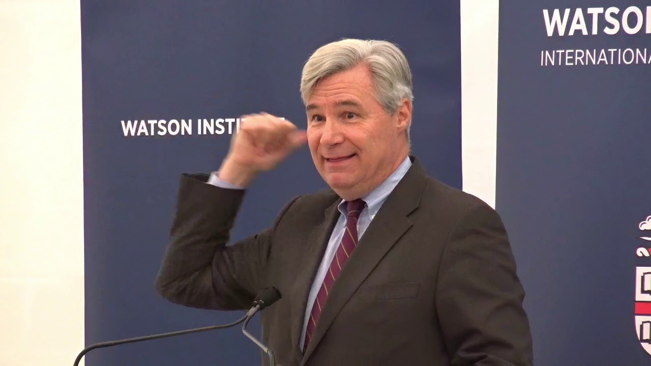 2019-02-01 America's Climate Change Future Session Keynote address Sheldon Whitehouse