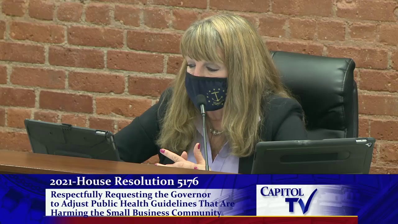 RI House Small Business Committee Discusses Public Health Guidelines Affecting Small Businesses