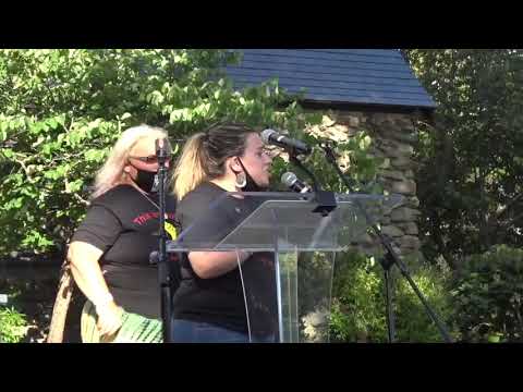 The rally for Black lives gets loud in Barrington 21 Mel Bynam and Jessica Garcia