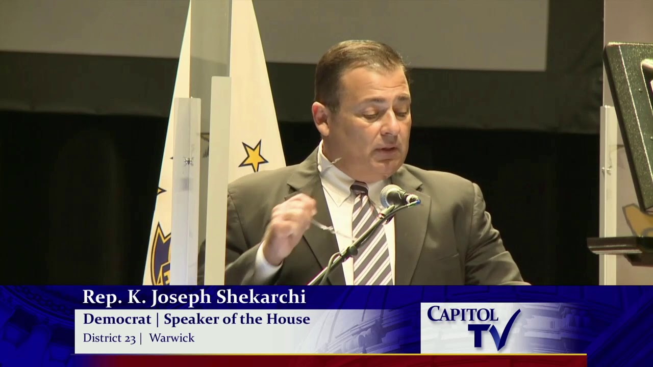 Speaker Shekarchi Closes the First 2021 Meeting of the RI House of Representatives