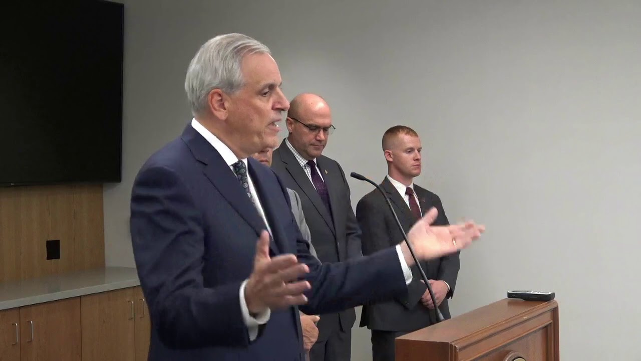 RI AG Peter Neronha Answers Question Regarding Grand Jury Knowledge of Guard's Resignation