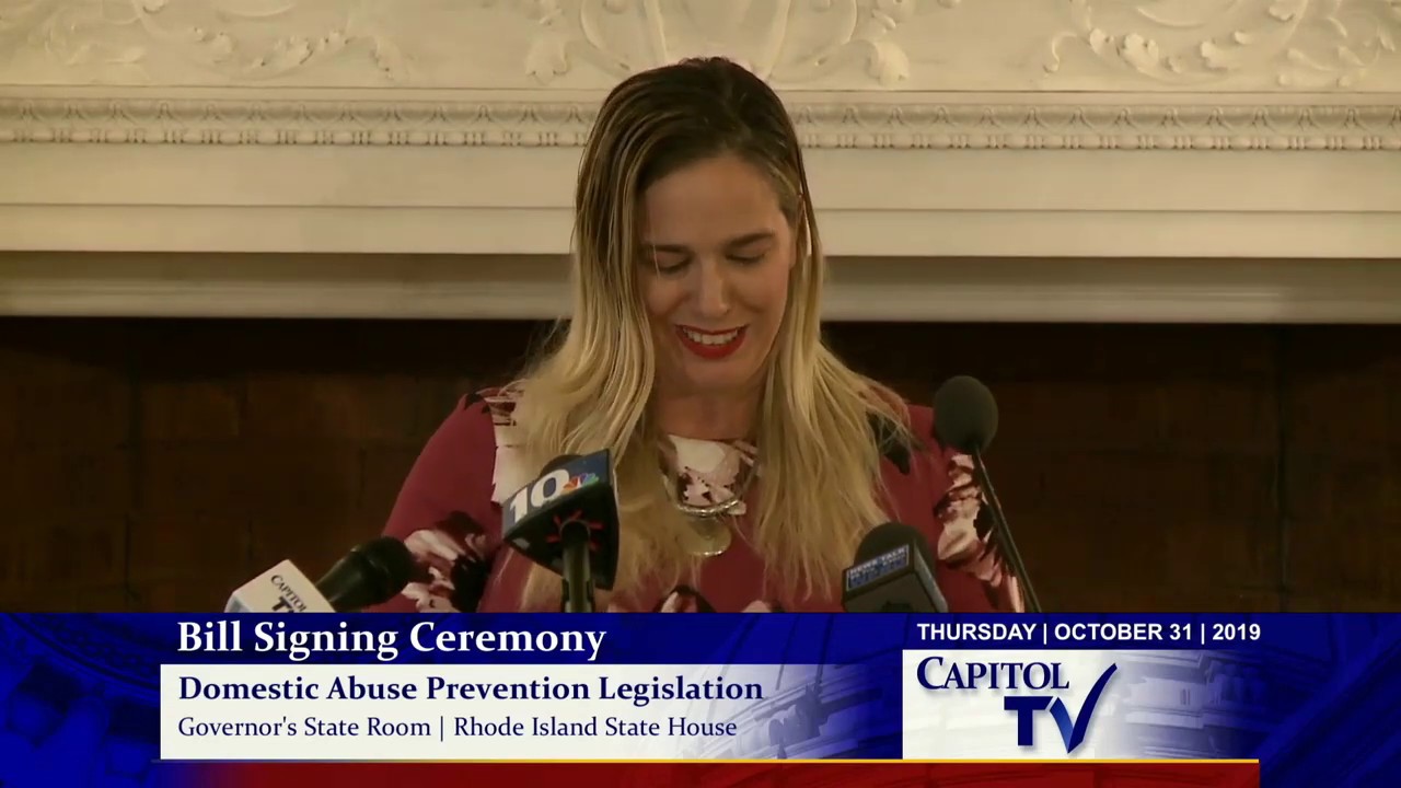 SORE Survivor Robyn Giragosian Speaks at Signing Ceremony for the Protect All Children Act
