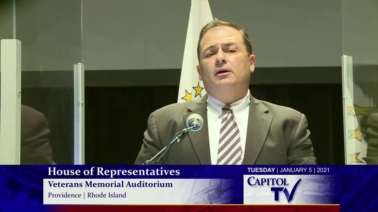 Newly Elected Speaker of the RI House Delivers Victory Speech Referencing President Kennedy