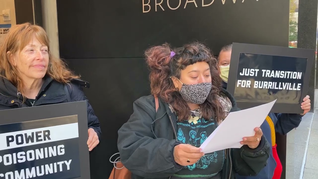 Reading of letter to Paul Segal, President of LS Power