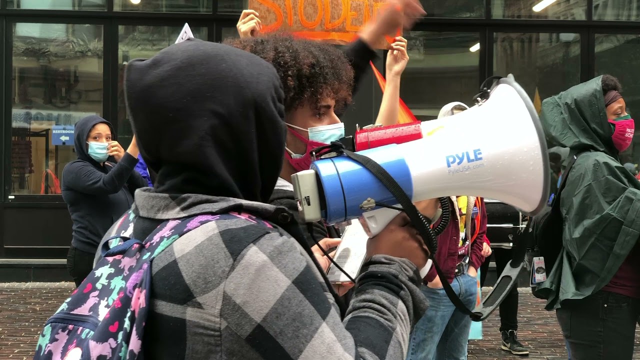 Providence Student Union   Counselors Not Cops Walkout Day 06