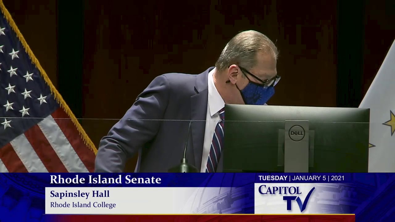 RI Senate President Reads Correspondence from Republicans and Secretary of State