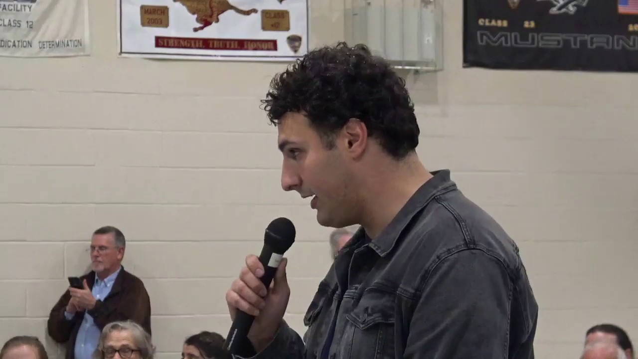 Former State Representative Aaron Regunberg Speaks at the Wyatt Board Meeting