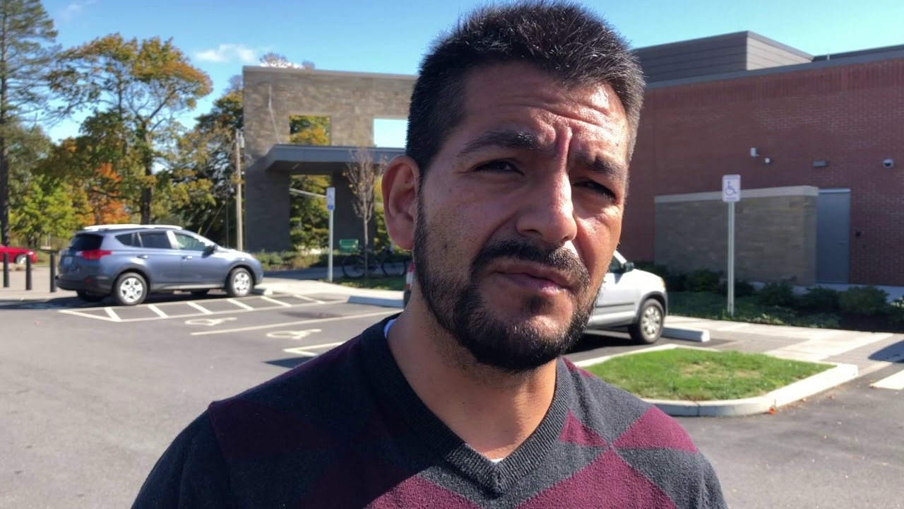 Christian Andrade, Hit in the Face with Pepper Spray by Wyatt Correctional Officer, Speaks to Press