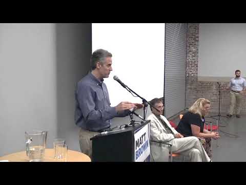 2018-08-06 Matt Brown Hosts Restore Our Pensions Town Hall 18