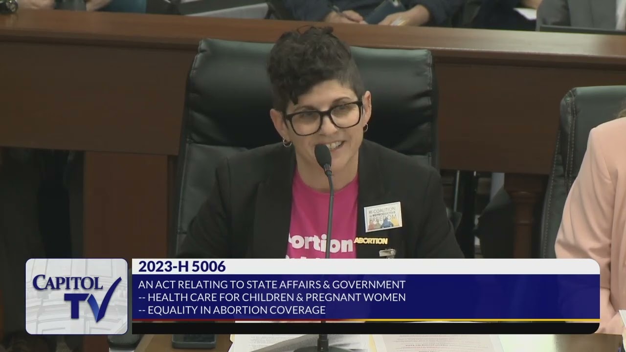 RI House Judiciary Committee hearing on the EACA (Equality in Abortion Coverage Act)