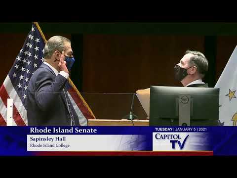 Senator Ruggerio Is Sworn In As Senate President, a Job He Has Held Since 2017