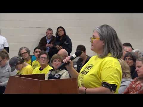 Speaker (1) During Public Comment Session at Wyatt Board Meeting