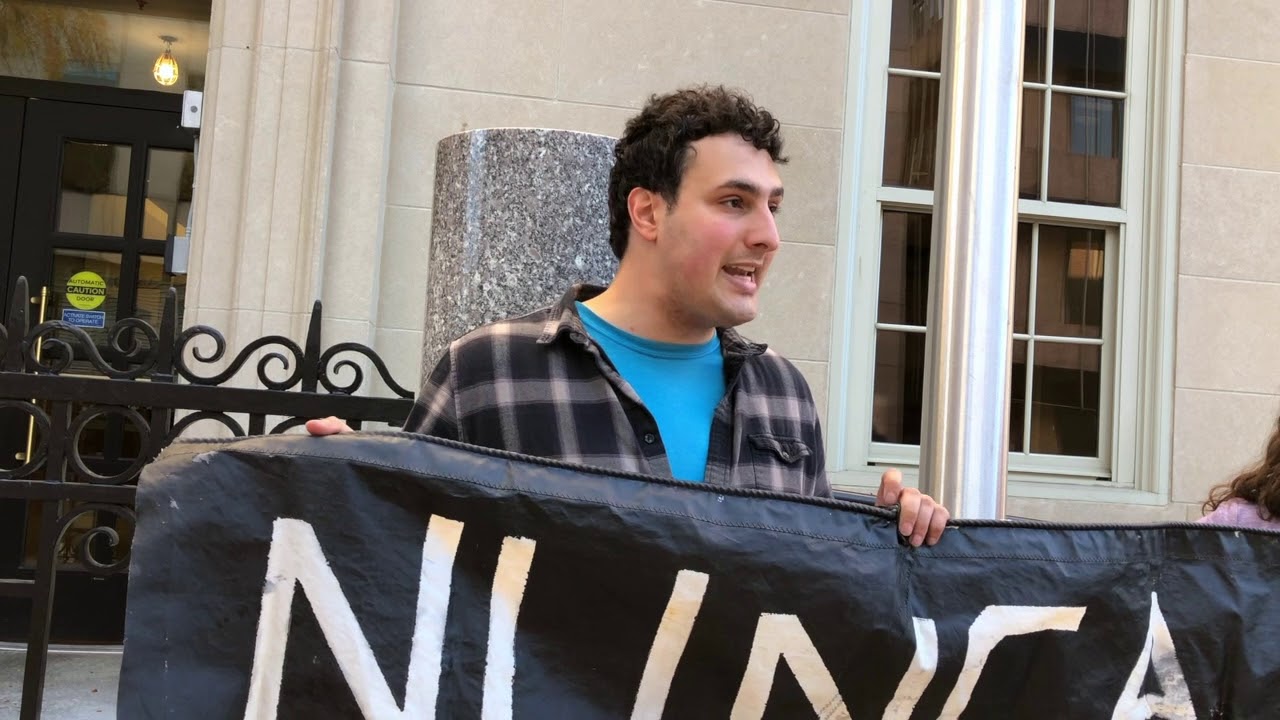 Aaron Regunburg Speaks at Protest After AG Declines to Press Charges Against Wyatt Corrections Offcr