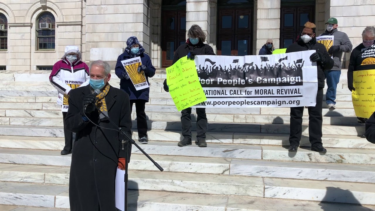 Rabbi Howard Voss-Altman Speaks at the RI State Capitol Demand Delivery