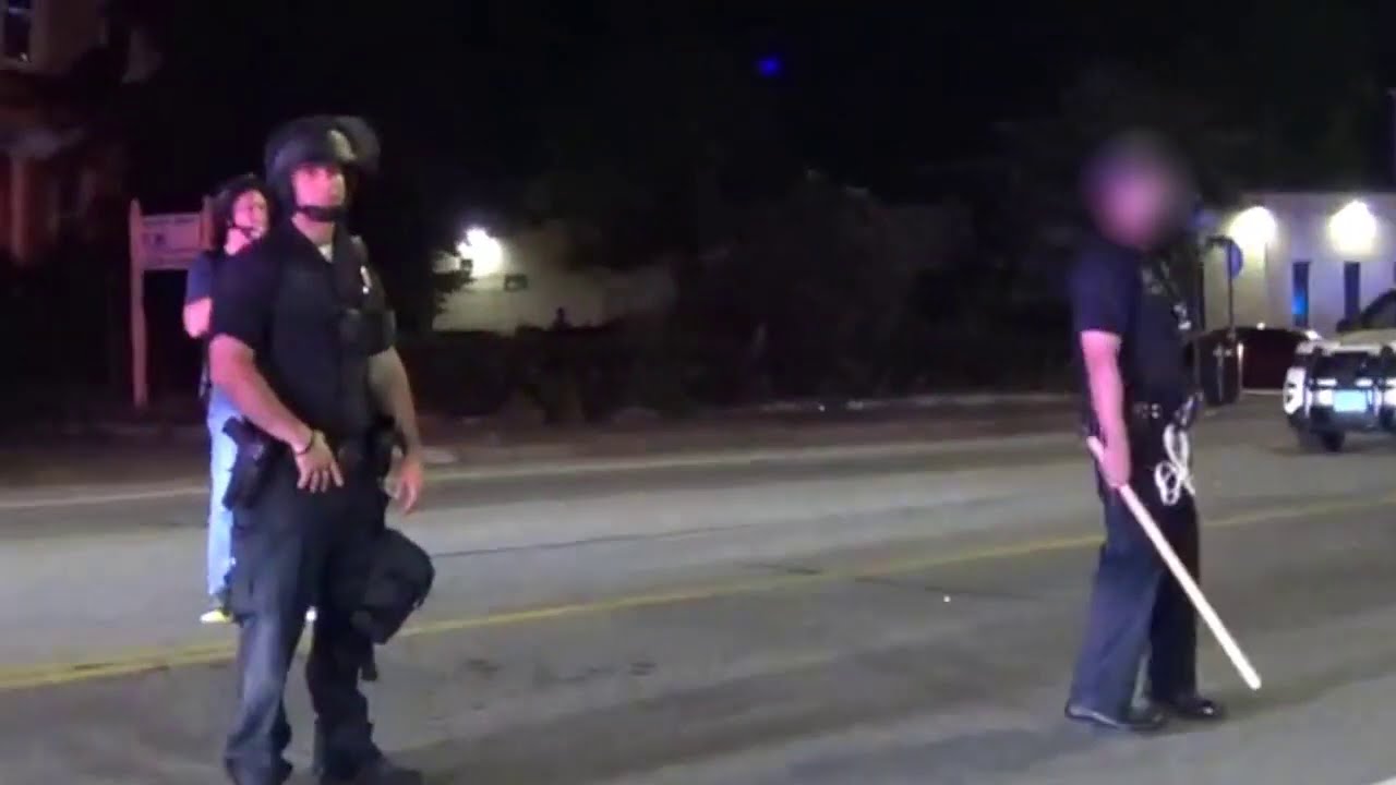 Providence Police confront protesters on Elmwood Avenue July 25, 2020 Pt 2