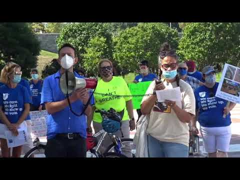 PVD Teachers Union Protest on Unsafe School Reopening Plans 03 Michelle Manning