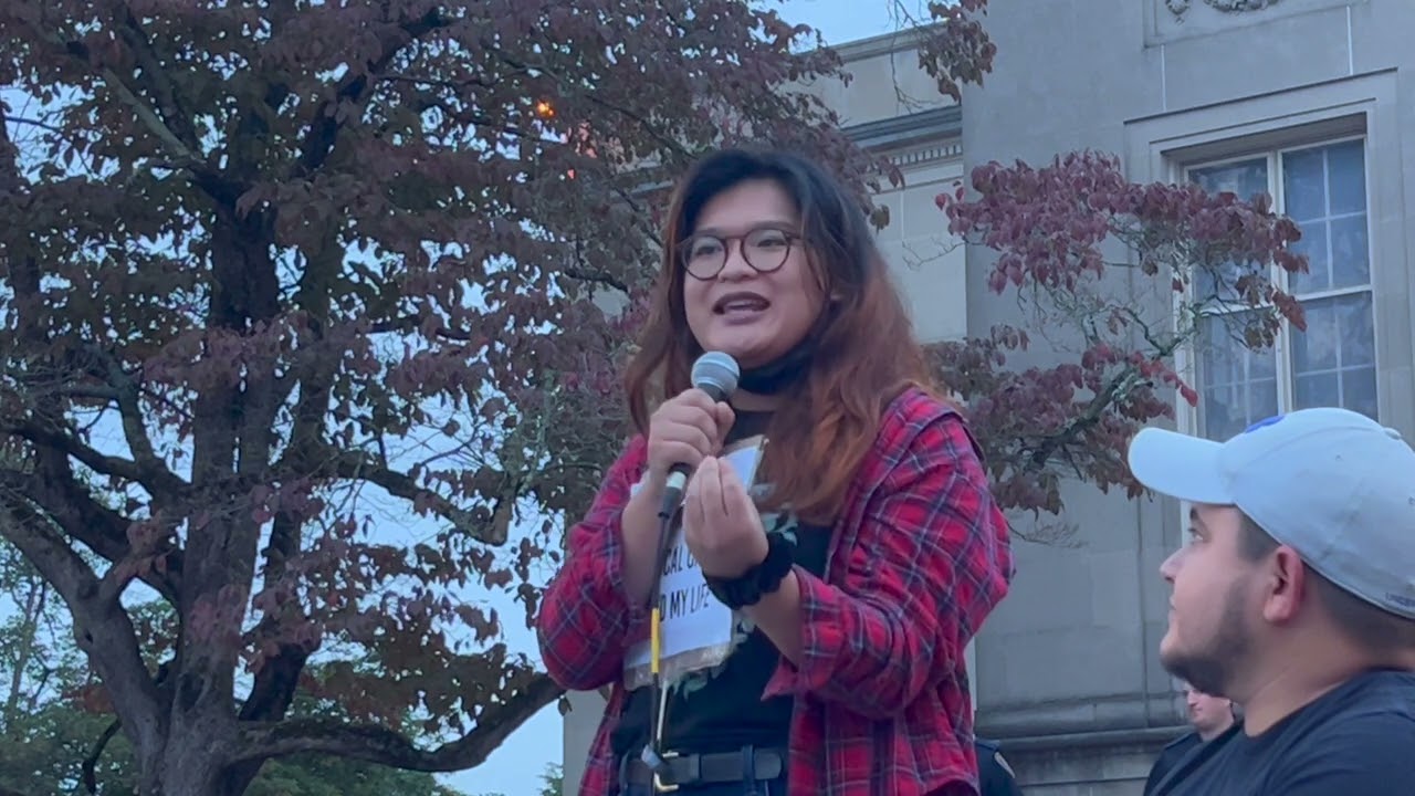 Trans Rights Rally Cranston Library 07