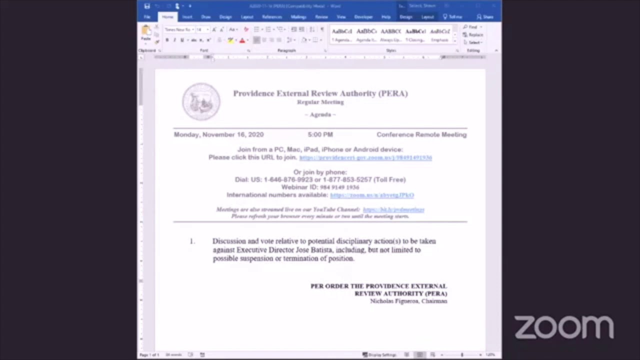 City Solicitor States That PERA Can Only Hire or Fire Its Director
