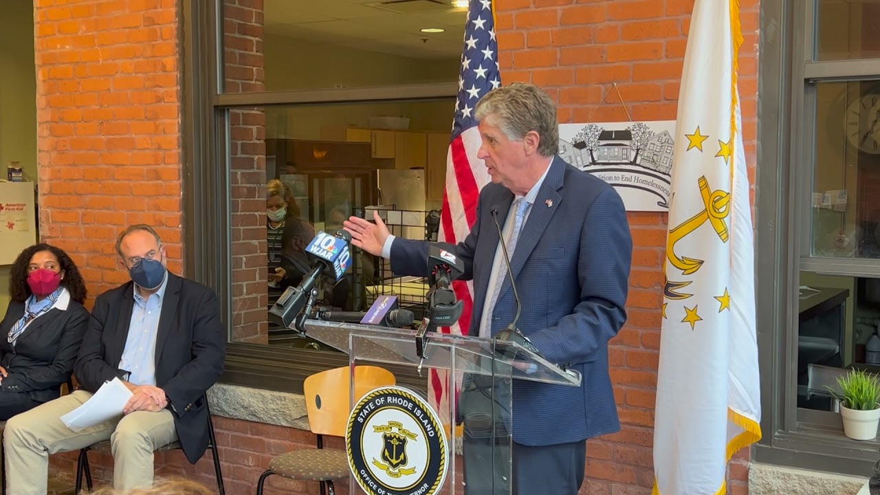 Governor Daniel McKee announces additional funds for homelessness relief