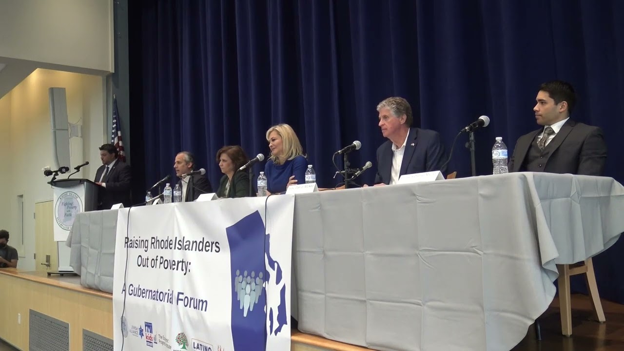 RI Gubernatorial Election Poverty Forum Question 4 DHS and Poverty 05