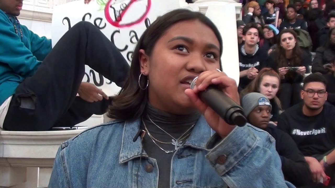 2018-03-14 Providence Walkout to End Gun Violence 10 Storm