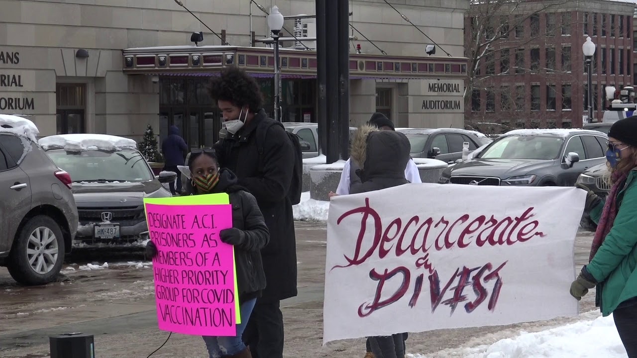 Activists Read Demands for RI Governor in Response to Covid Outbreak in RI Prisons