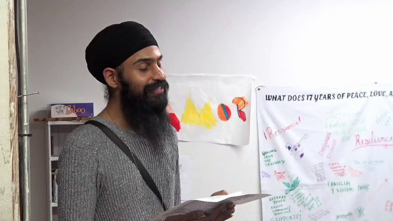 Prabhdeep Singh Kehal speaks at COYOTE RI's International Day to End Violence Against Sex Workers