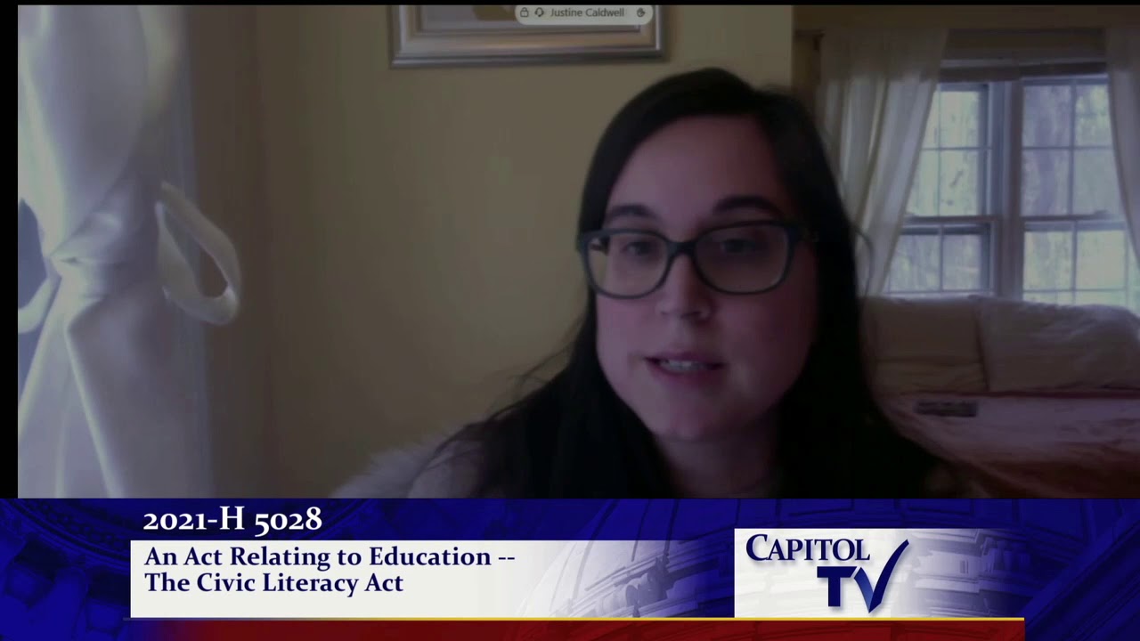 Public Testimony on Rhode Island Civic Literacy Act