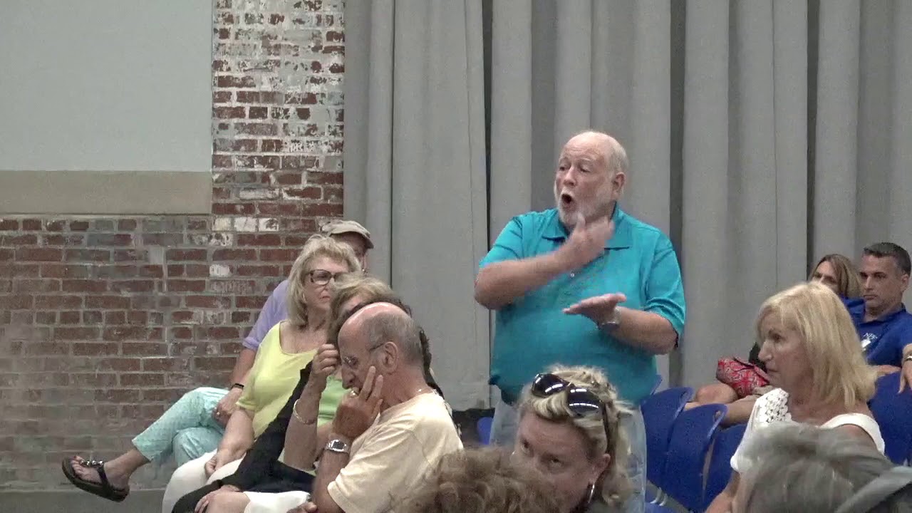 2018-08-06 Matt Brown Hosts Restore Our Pensions Town Hall 15