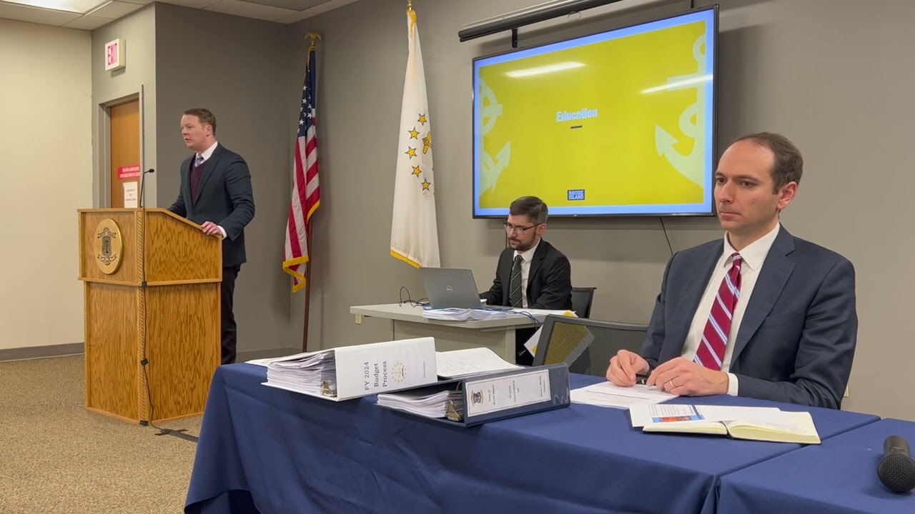 Governor Dan McKee 2023 Budget Press Conference