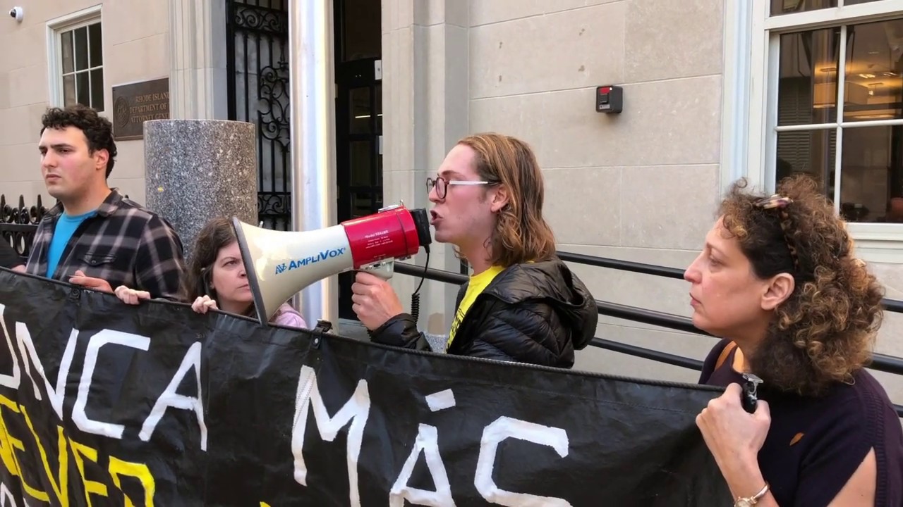 Tal Frieden of Never Again Action Reads Their Statement Regarding Wyatt Grand Jury Decision