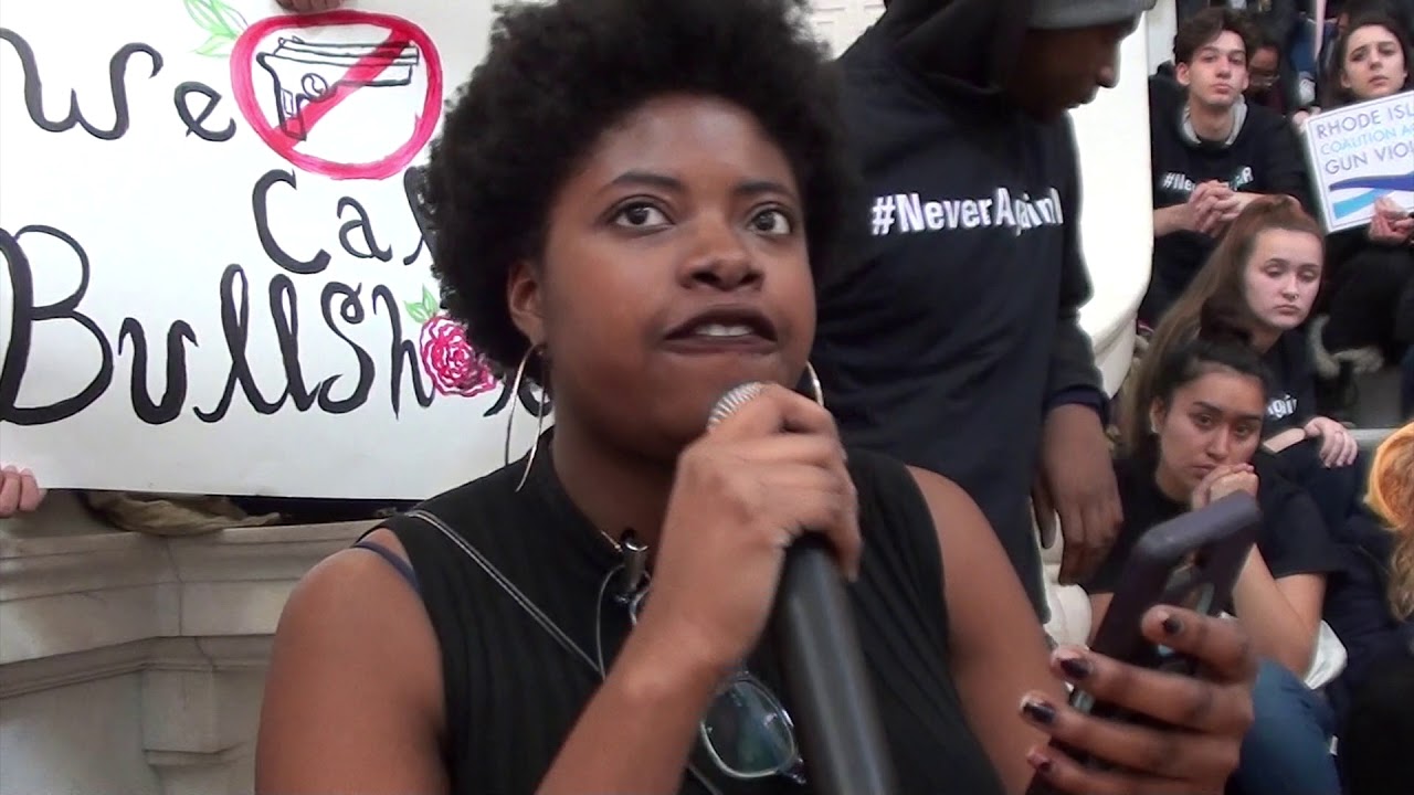 2018-03-14 Providence Walkout to End Gun Violence 04 Taiwo Demola