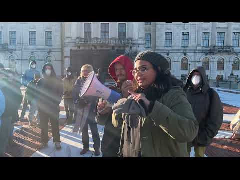 Rally Against Governor Daniel McKee's State House Encampment Eviction Order